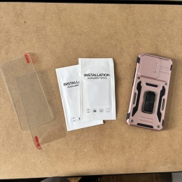 Różowozłote etui z podstawką do Redmi Note 13 4G